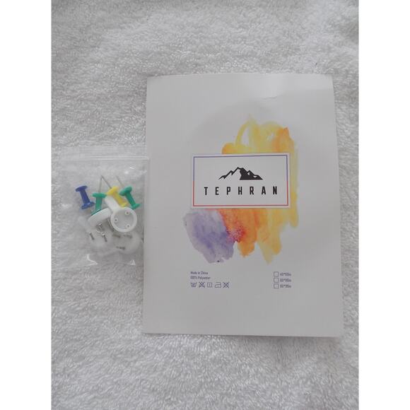 World Map Tapestry Watercolor Tapestry Map Wall Hanging NEW - Picture 5 of 7